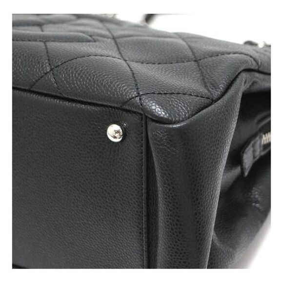 Chanel Matelasse Chain Shoulder Bag Caviar Skin Black - Picture 7 of 7